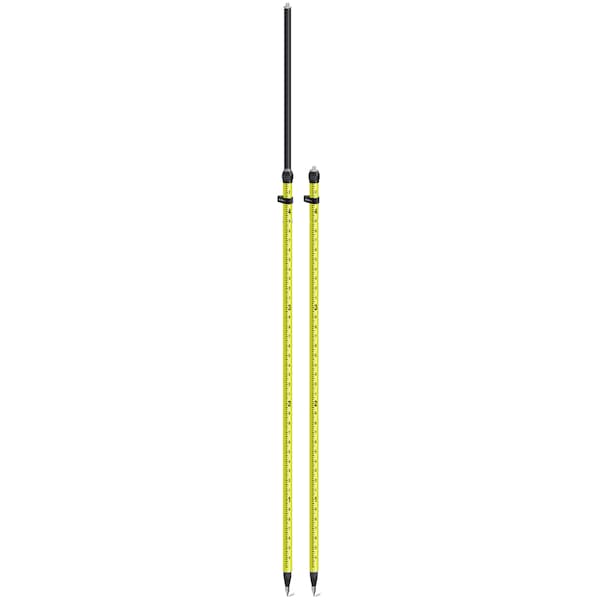 Sitepro 2 Meter Aluminum Snap-Loc Rover Rod, 10ths 09-2122-GT - main